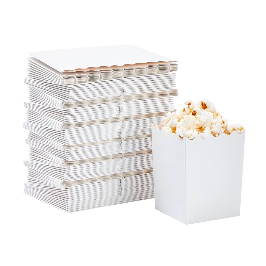 Amazon.com: Juvale 100 Pack Mini Popcorn Boxes for Party